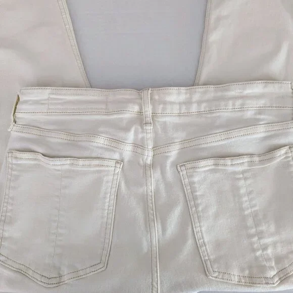 RAG & BONE Women's Cate Mid Rise Ankle Skinny Jeans  Size 30  Ivory - Picture 4 of 8